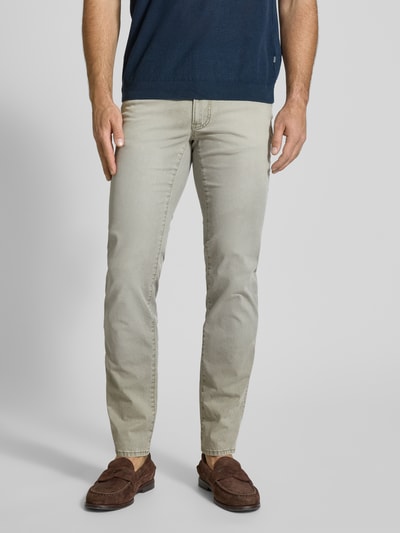 Brax Straight Fit Jeans mit Kontrastnähten Modell 'Chuck' Mint 4