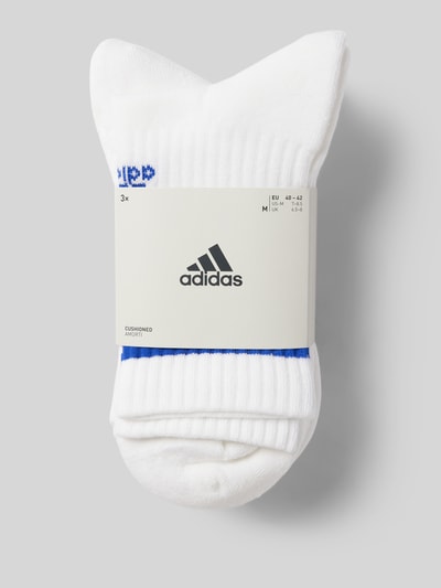 ADIDAS SPORTSWEAR Skarpety z wyhaftowanym logo w zestawie 3 szt. Różowy 3