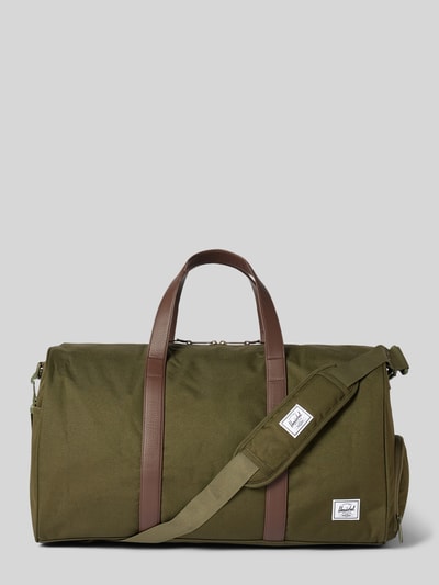 Herschel Weekendtas met labelpatch, model 'Novel™ Duffle' Olijfgroen - 2