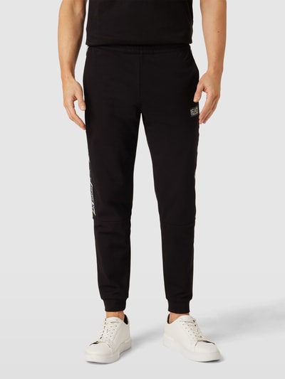 EA7 Emporio Armani Sweatpants mit Label-Design Black 4