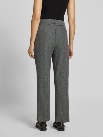 B.Young Broek van viscosemix met riem, model 'Etona' Middengrijs - 5