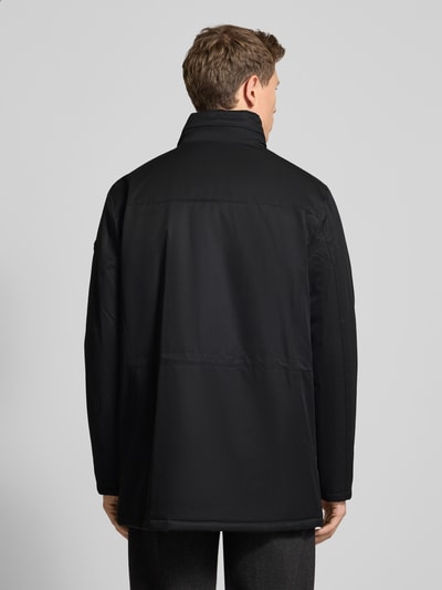 bugatti Regular fit parka met opstaande kraag Zwart - 5