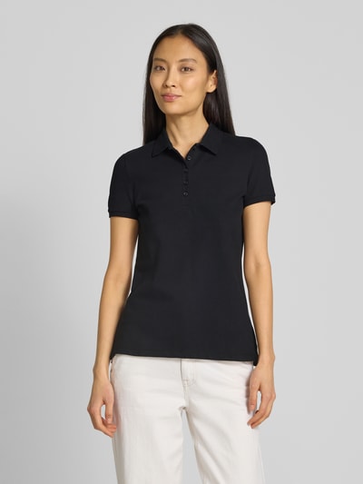 Christian Berg Woman Poloshirt met korte knoopsluiting Zwart - 4