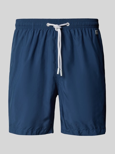 MC2 Saint Barth Regular Fit Badeshorts mit Label-Badge Modell 'LIGHTING PANTONE' Blau 1