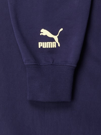 PUMA PERFORMANCE Sweatshirt mit Label-Print Dunkelblau 3