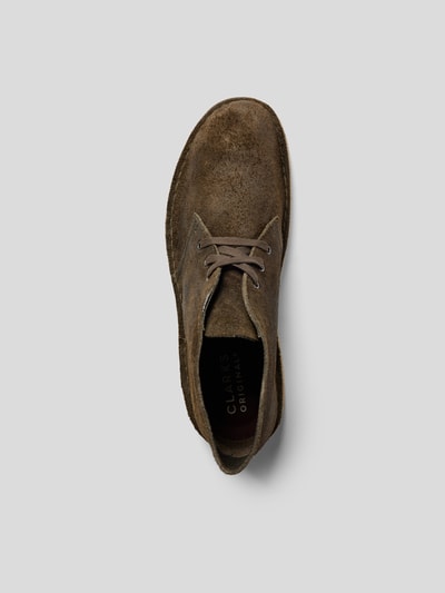 Clarks Desert Boots aus Veloursleder Oliv 5