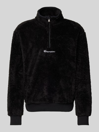 CHAMPION Sweatshirt mit Label-Stitching Black 1