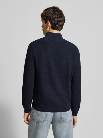 Superdry Bluza z kołnierzem ze stójką Ciemnoniebieski 5