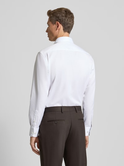 ETERNA Modern Fit Business-Hemd mit Kentkragen und Sportmanschetten Weiss 5