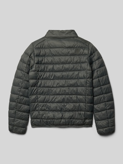 Productfoto, gewatteerd jack met kinbescherming model 'STINGER' van CARS JEANS, recht pasvorm, opstaande kraag, ritszakken, ruglengte maat 140: 51 cm, schouderbreedte: 33 cm, mouwlengte: 50 cm
