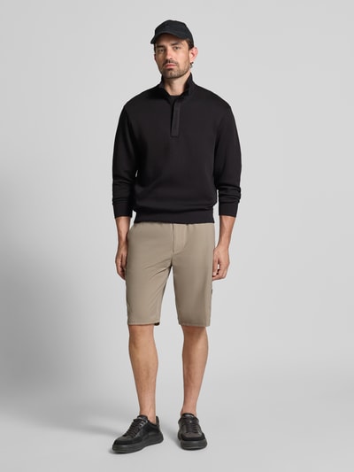 ARMANI EXCHANGE Sweatshirt met opstaande kraag, model 'FELPA' Zwart - 1