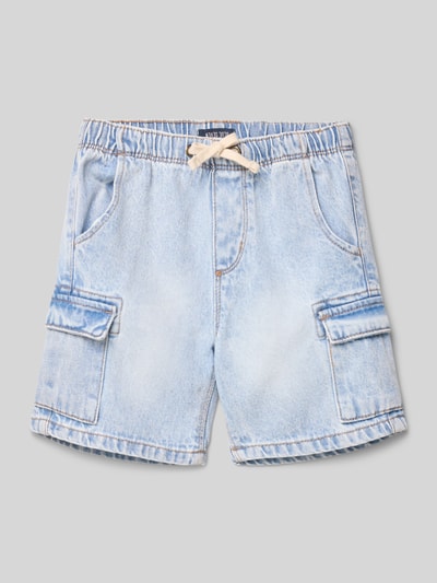 Blue Seven Szorty jeansowe o kroju regular fit z czystej bawełny Jasnoniebieski 1