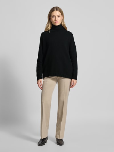Weekend Max Mara Oversized Rollkragenpullover aus reiner Schurwolle Modell 'BORGIA' Black 1