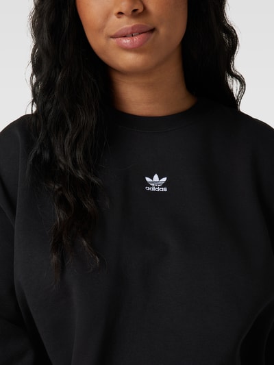 Adidas Originals Plus PLUS SIZE Sweatshirt mit Label-Stitching Black 3