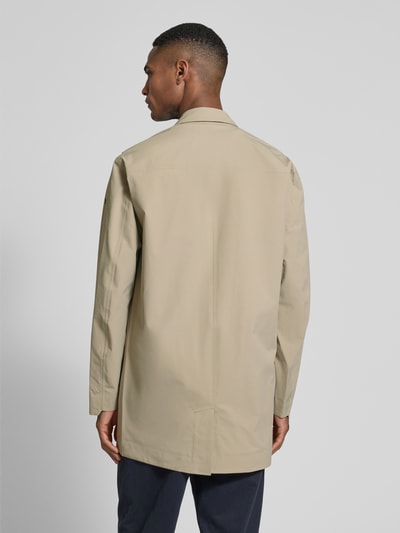 SCANDINAVIAN EDITION Jas met platte kraag Olijfgroen - 5