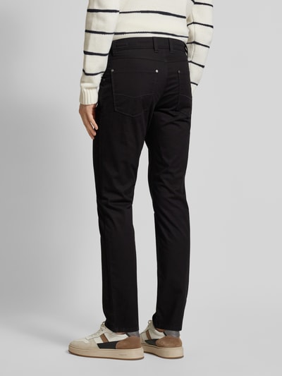 bugatti Regular Fit Hose im 5-Pocket-Design Modell 'CORDOBA' Black 5