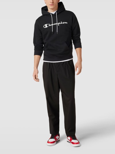 CHAMPION Hoodie mit Label-Print Black 1