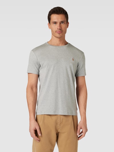 Polo Ralph Lauren T-shirt met ronde hals Lichtgrijs gemêleerd - 4