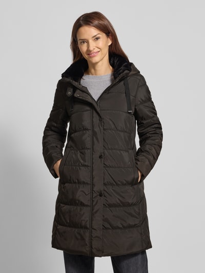 Fuchs Schmitt Steppmantel mit Kapuze Black 4