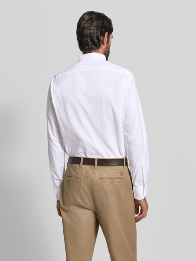Tommy Hilfiger Regular fit zakelijk overhemd van puur katoen Wit - 5