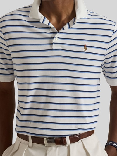 Polo Ralph Lauren Regular Fit Poloshirt mit Logo Stitching Weiss 3