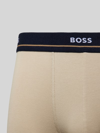 BOSS Trunks mit Label-Bund Modell 'Essential' im 5er-Pack Marine 2