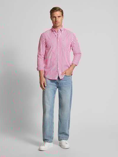 Tommy Hilfiger Regular fit vrijetijdsoverhemden van puur katoen Rood - 1