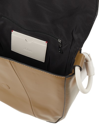s.Oliver RED LABEL Crossbodytas in leerlook Cognac  - 4