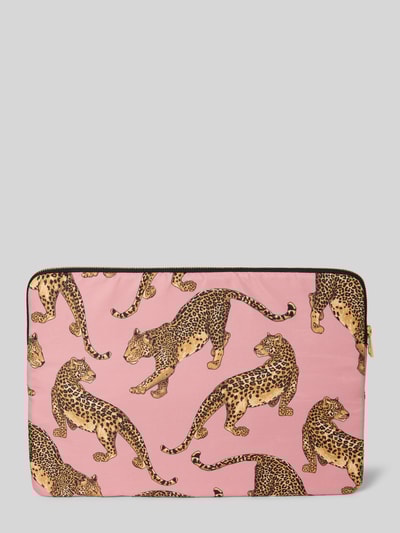 WOUF Laptoptasche mit Label-Detail Altrosa 2