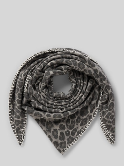 Codello Schal mit Ziernaht Mittelgrau 1