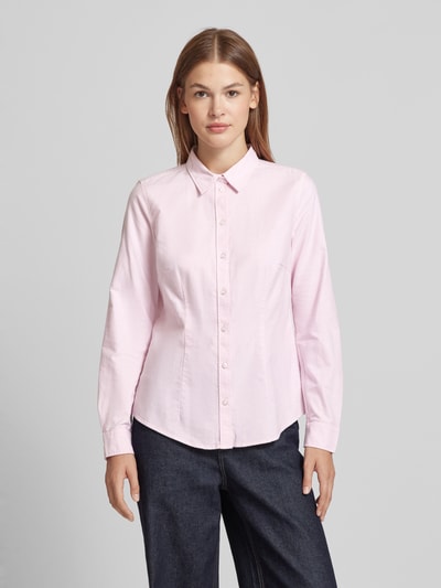 Christian Berg Woman Overhemdblouse met knoopsluiting Rosé - 4