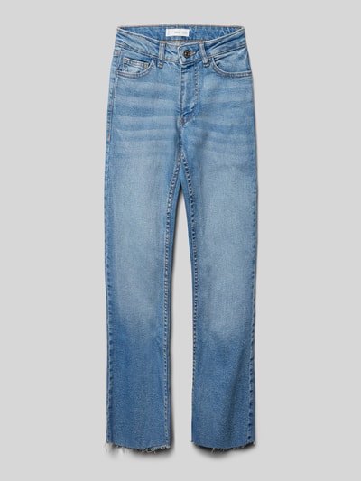 Mango Flared Cut Jeans im 5-Pocket-Design Blau 1