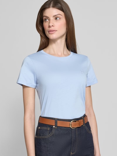 JOOP! T-Shirt mit Label-Stitching und Rundhalsausschnitt Hellblau 3