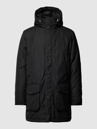 Barbour Jacke mit Kapuze Modell 'Farnley' Black 2