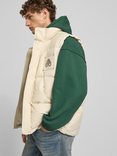 Moose Knuckles Daunenweste mit Stehkragen Offwhite 3