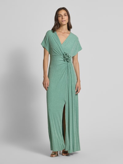 Vera Mont Maxikleid in Wickel-Optik mit V-Ausschnitt Hellgruen 4