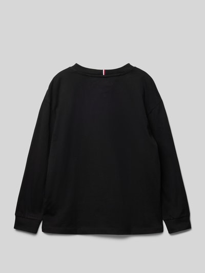 Tommy Hilfiger Teens Longsleeve mit Label-Stitching Black 3