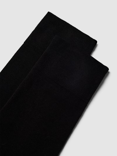 Christian Berg Men Socken mit elastischen Bündchen im 2er-Pack Black 2