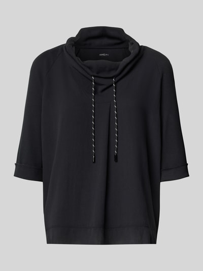 Marc Cain Sweatshirt mit Tunnelzug Black 2