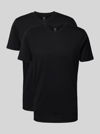 Lerros T-Shirt mit V-Ausschnitt Black 2