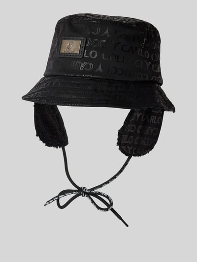 CARLO COLUCCI Bucket Hat mit Ohrenschutzer Black 1