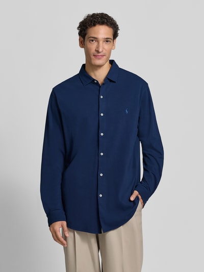 Polo Ralph Lauren Slim Fit Freizeithemd aus reiner Baumwolle Marine 4