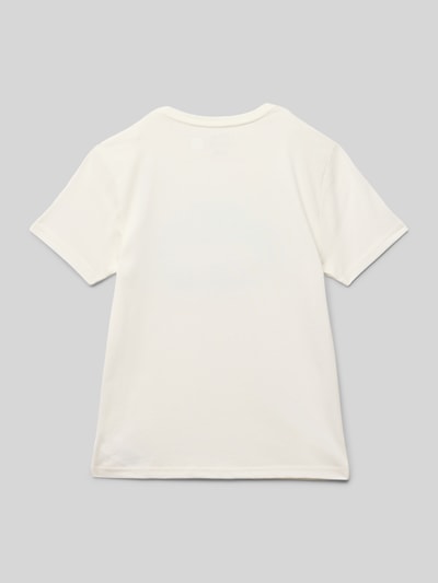 Polo Ralph Lauren Teens T-shirt z nadrukiem z logo Złamany biały 3