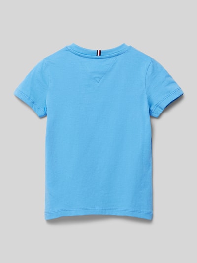 Tommy Hilfiger Kids T-shirt z nadrukiem z logo Błękitny 3