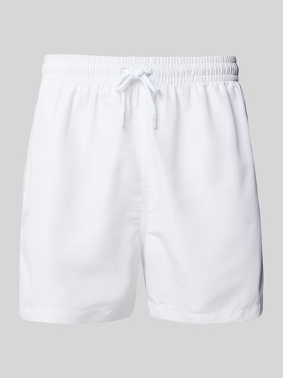Emporio Armani Badehose mit elastischem Bund Weiss 1