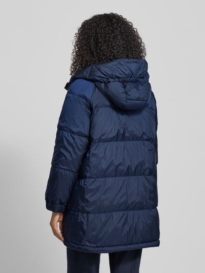 Weekend Max Mara Płaszcz pikowany o kroju regular fit z kapturem model ‘ANFORA’ Granatowy 5