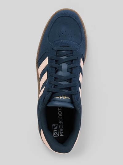 Produktfoto, Sneaker met vetersluiting van adidas Sportswear, dames sneakers in leermix met afgeronde punt, labeldetail, gestructureerde zool, hakhoogte 2 cm, schachthoogte 7 cm, schachtbreedte 6 cm