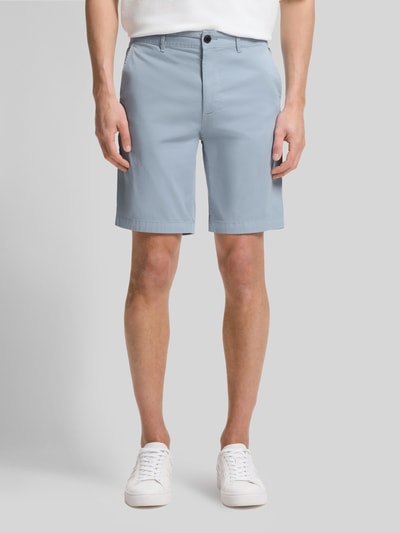 BOSS Orange Slim Fit Chinoshorts aus Baumwoll-mix Hellblau 4