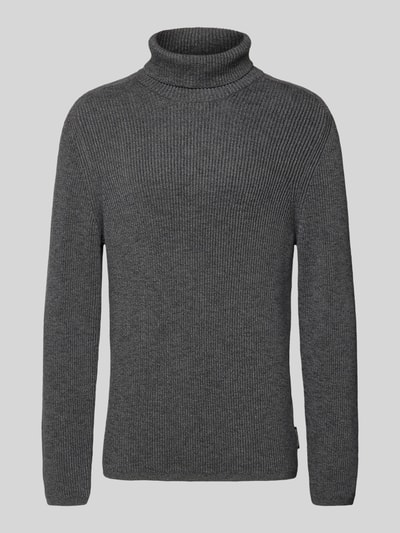 Marc O'Polo Strickpullover mit Rollkragen Anthrazit Melange 2