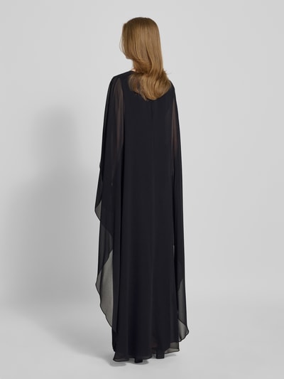 Lauren Ralph Lauren Abendkleid aus fließendem Stoff Modell 'LAVATI' Black 5